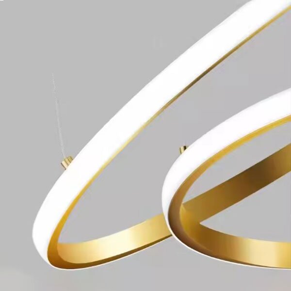 Φωτιστικό Οροφής Τρίφωτο LED 3 CCT Homelighting Damita Gold 77-50604
