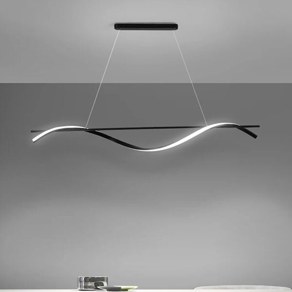 Φωτιστικό Οροφής Δίφωτο LED 3 CCT Homelighting Ondas Black 77-50450