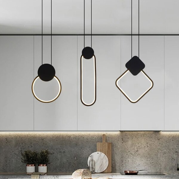 Φωτιστικό Οροφής Μονόφωτο LED 3 CCT Homelighting Tia Black 77-50487