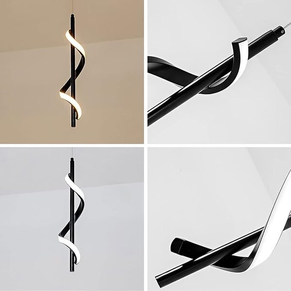 Φωτιστικό Οροφής Μονόφωτο LED 3 CCT Homelighting Verona Black 77-50495