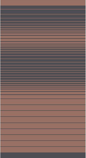 Πετσέτα Θαλάσσης (86x160) Melinen Stripes Brown