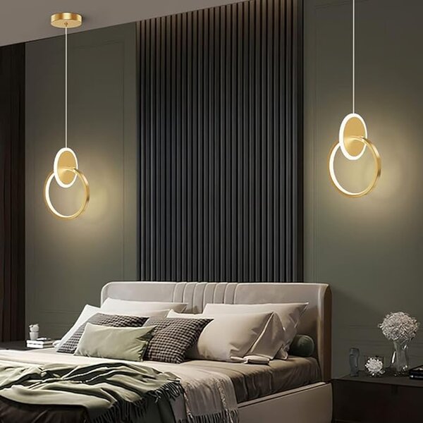 Φωτιστικό Οροφής Δίφωτο LED 3 CCT Homelighting Bria Gold 77-50492