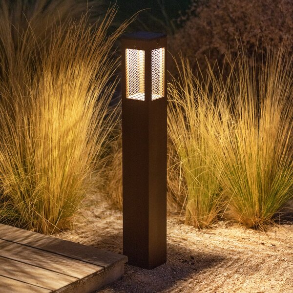 Les Jardins LED ηλιακό φως μονοπάτι Tradition αισθητήρα Corten 90cm, ρυθμιζόμενος, Καφέ / Σκουριάς, Μέταλλο, σύγχρονο, Ηλιακά φώτα