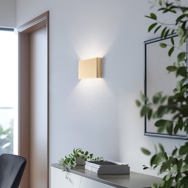 Nowodvorski Lighting Απλίδα Haga, χρυσό, μέταλλο, πλάτος 25 cm, G9, ρυθμιζόμενος, Χρυσό / Ορείχαλκου, Σαλόνι / τραπεζαρία, Αλουμίνιο, σύγχρονο