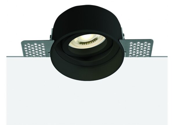 Σποτ Φωτιστικό Χωνευτό Downlight GU10 50W IP20 Μαύρο Z11105 TR-B Zambelis Z11105 TR-B Μαύρο