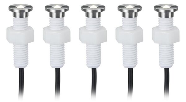 Paulmann 93754 - ΣΕΤ 5xLED/0,16W IP65 Φωτιστικό εξωτερικού χώρου MicroPen 230/12V