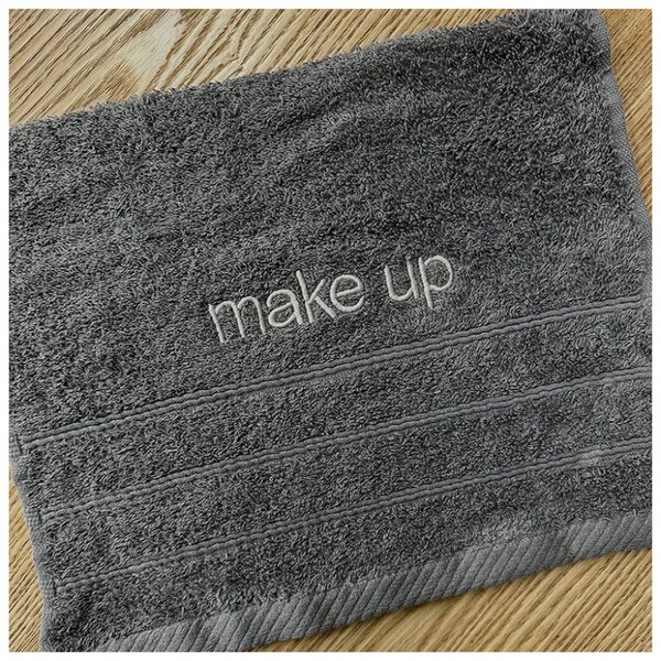 Πετσέτα Make Up (30x50) Hotel Γκρι Σκούρο 500gsm