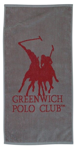 Πετσέτα Γυμναστηρίου 3036 Grey-Red Greenwich Polo Club