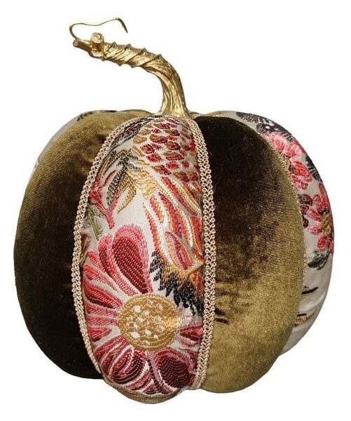 Χριστουγεννιάτικη Φιγούρα Pumpkin Brocade S 030260 19x19x20cm Multi