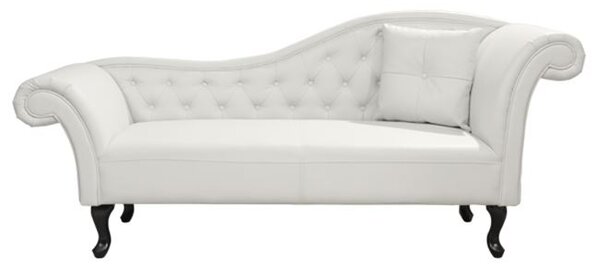 ΑΝΑΚΛΙΝΔΡΟ T.CHESTERFIELD NIOVI HM3008.02 PU ΛΕΥΚΟ ΔΕΞΙ ΜΠΡΑΤΣΟ 190x61x84Yεκ