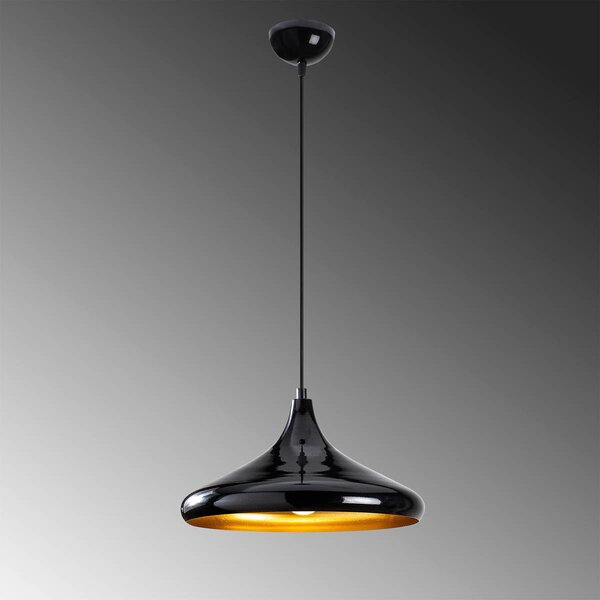 Φωτιστικό Οροφής Μονόφωτο A-G Berceste 521SHN3165 Black