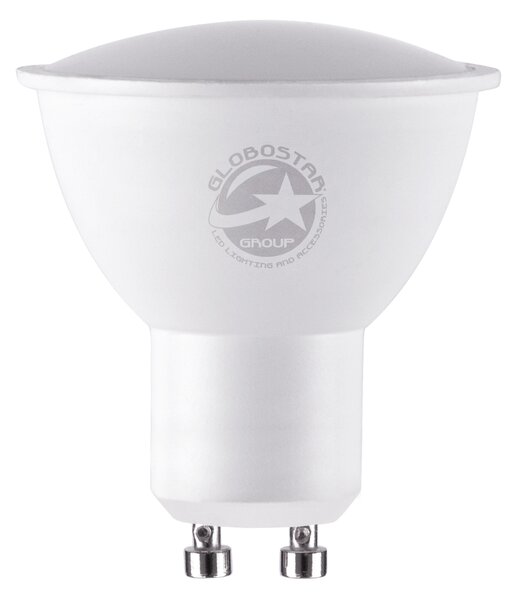 GloboStar® 60097 Σποτ LED GU10 MR16 4W 388lm 120° AC 220-240V IP20 Φ5 x Υ5.8cm Φυσικό Λευκό 4500K - 3 Years Warranty