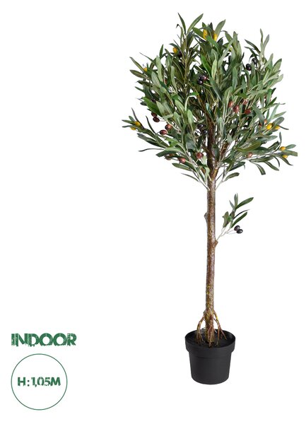 GloboStar® Artificial Garden OLIVE TREE 20052 Τεχνητό Διακοσμητικό Φυτό Ελιά Υ105cm