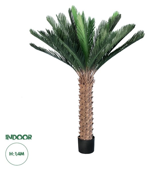 GloboStar® Artificial Garden CYCADS 20023 Τεχνητό Διακοσμητικό Φυτό Αρωματική Κύκας Υ140cm