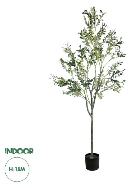 GloboStar® Artificial Garden OLIVE TREE 20054 Τεχνητό Διακοσμητικό Φυτό Ελιά Υ180cm