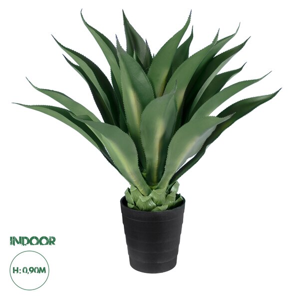 GloboStar® Artificial Garden SISAL AGAVE 20077 Τεχνητό Διακοσμητικό Φυτό Αγαύη Υ90cm