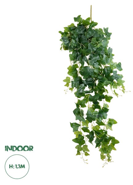 GloboStar® Artificial Garden IVY HANGING BRANCH 20251 Τεχνητό Διακοσμητικό Κρεμαστό Φυτό Κισσός Υ130cm