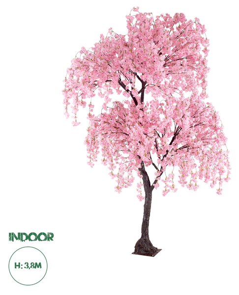 GloboStar® Artificial Garden CHERRY BLOSSOM TREE 20166 Τεχνητό Διακοσμητικό Δέντρο Άνθος Κερασιάς Υ380cm