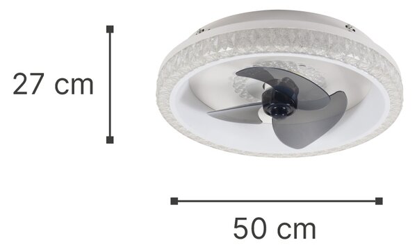 It-Lighting Superior 35W 3CCT LED Fan Light in Golden Color (101000260)