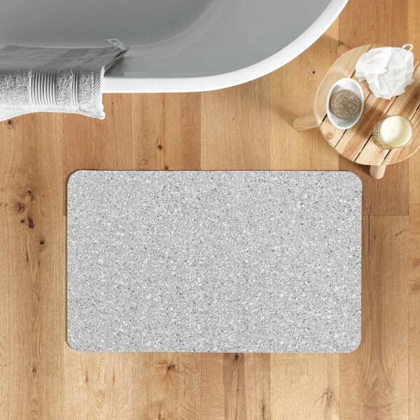 Υπεραπορροφητικό Πατάκι Μπάνιου (50x80) L-C Granite Gris 1802312