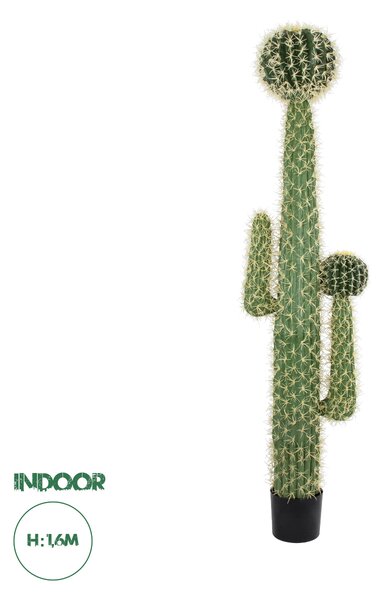 GloboStar® Artificial Garden CARNEGIEA CACTUS 20135 Τεχνητό Διακοσμητικό Φυτό Κάκτος Σαγκουάρο Υ180cm