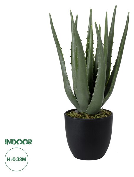 GloboStar® Artificial Garden ALOE 20064 Τεχνητό Διακοσμητικό Φυτό Αλόη Υ38cm