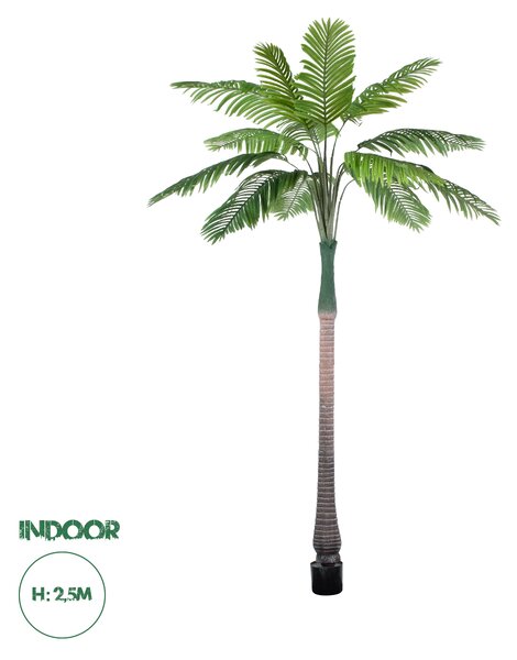 GloboStar® Artificial Garden COCONUT PALM TREE 20088 Τεχνητό Διακοσμητικό Φυτό Φοινικόδεντρο Κοκοφοίνικας Υ250cm