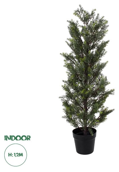 GloboStar® Artificial Garden LEMON CYPRESS 20151 Τεχνητό Διακοσμητικό Φυτό Λεμονόκυπάρισσο Υ120cm