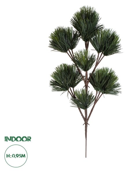 GloboStar® Artificial Garden PINUS MASSONIANA BRANCH 20218 Τεχνητό Διακοσμητικό Κλαδί Πεύκου Π52 x Υ95cm