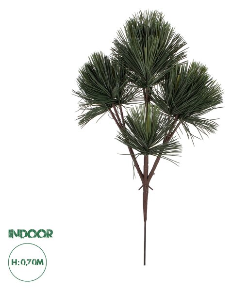 GloboStar® Artificial Garden PINUS MASSONIANA BRANCH 20219 Τεχνητό Διακοσμητικό Κλαδί Πεύκου Π50 x Υ70cm