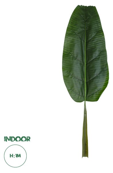 GloboStar® Artificial Garden BANANA TREE LEAF 20177 - Τεχνητό Διακοσμητικό Φύλο Μπανανιάς - Μπανανόδεντρου Π30 x Υ100cm