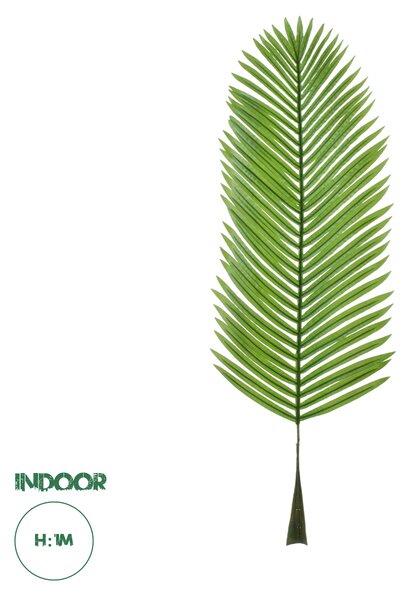 GloboStar® Artificial Garden ARECA PALM LEAF 20175 - Τεχνητό Διακοσμητικό Φύλο Φοινικόδεντρου Αρέκα Π45 x Υ100cm