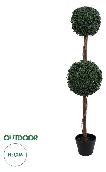 GloboStar® Artificial Garden BUXUS 20399 Τεχνητό Διακοσμητικό Φυτό Πυξός Υ120cm