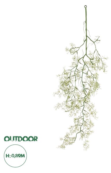 GloboStar® Artificial Garden EUCALYPTUS HANGING BRANCH 20409 Τεχνητό Διακοσμητικό Κρεμαστό Φυτό Ευκάλυπτος Υ89cm