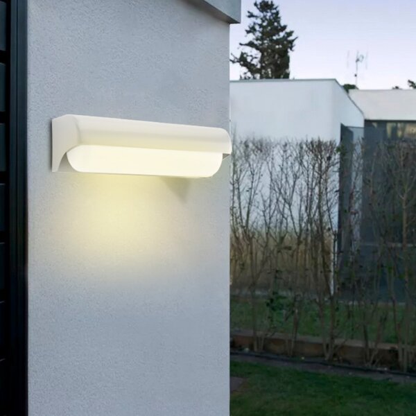 It-Lighting Erie LED 10W 3CCT Outdoor Wall Lamp White D:26,1cmx7cm (80203020)