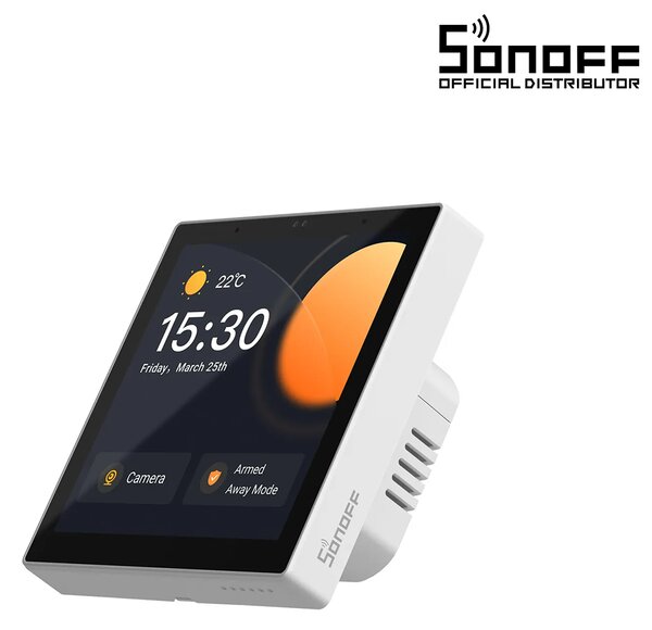 GloboStar® 80095 SONOFF NSPanel86PW Wi-Fi & Zigbee 3.0 Smart Scene Wall Switch (86/EU Type) - AC 100-240V - Integrated HMI Touch Panel - Smart Controller & Gateway for All Smart Devises