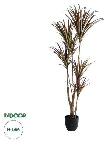 GloboStar® Artificial Garden DRAGON BLOOD TREE 20970 - Τεχνητό Διακοσμητικό Φυτό Δράκαινα Φ60 x Υ140cm