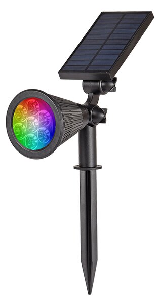 It-Lighting Amistad-LED 2W RGB Solar Spike Light in Black Color (80204910S)