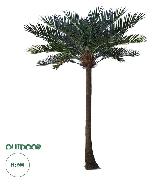 GloboStar® Artificial Garden COCONUT PALM TREE 20595 Τεχνητό Διακοσμητικό Φοινικόδεντρο Κοκοφοίνικας Υ600cm