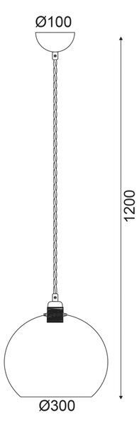 ΚΡΕΜΑΣΤ 1ΧΕ27 ΔΙΑΦ.ΚΕΧΡΙΜΠΑΡ ΓΥΑΛ+ΧΡΥΣ ΜΕΤ.ΑΝΑΡΤΗΣΦ30ΧΗ120CM PYTHIA