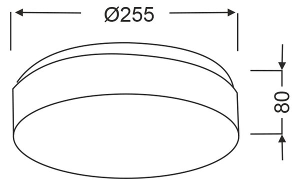 ΠΛΑΦΟΝΙΕΡΑ ΛΕΥΚΟ ΓΥΑΛΙ 2x40W Φ25 PARFAIT