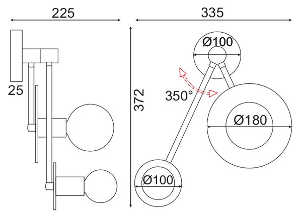 ^ΕΠΙΤΟΙΧΟ Φ/Σ 2ΧΕ27 ΜΑΥΡΟ ΜΑΡΜΑΡΟ 18Χ74X23CM CLOCK