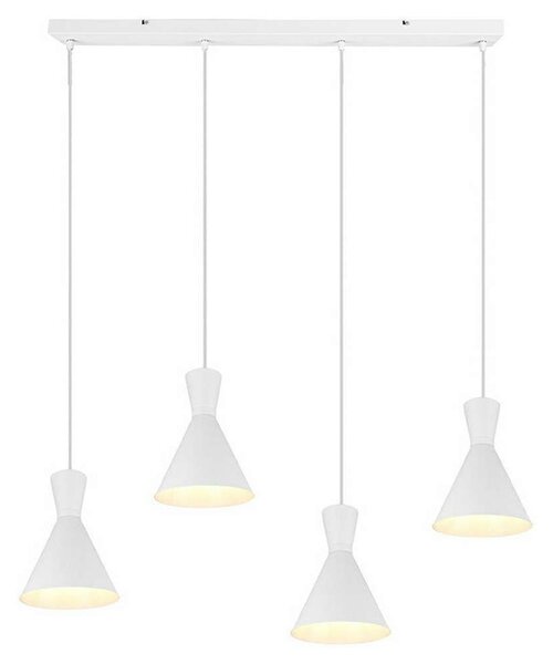 Φωτιστικό Οροφής - Ράγα Enzo R30784031 4xE27 28W 90x150cm White Mat RL Lighting