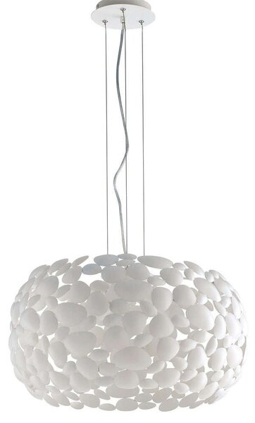 Φωτιστικό Οροφής Dioniso I-DIONISO-S48-BCO 3xE27 Φ48cm 147cm White Luce Ambiente Design