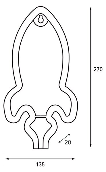 ΠΥΡΑΥΛΟΣ, 87 NEON LED ΛΑΜΠΑΚΙΑ ΜΕ ΜΠΑΤΑΡΙΑ (3xAA)/USB, ΚΟΚΚΙΝΟ, IP20, 13.5x2x27cm