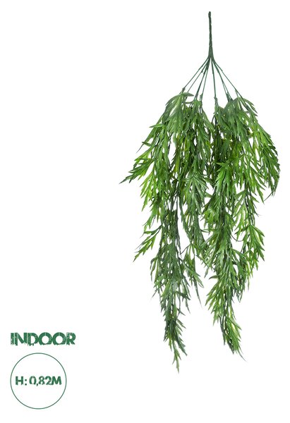 GloboStar® Artificial Garden CARAWAY HANGING BRANCH 20617 Τεχνητό Κρεμαστό Διακοσμητικό Κρεμαστό κλαδί Κυμινο Y80cm Σετ 2 τεμαχίων