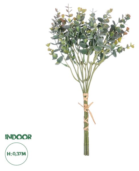 GloboStar® Artificial Garden EUCALYPTYS BRANCH 20776 Τεχνητό Διακοσμητικό Κλαδί Ευκαλύπτου Y37cm