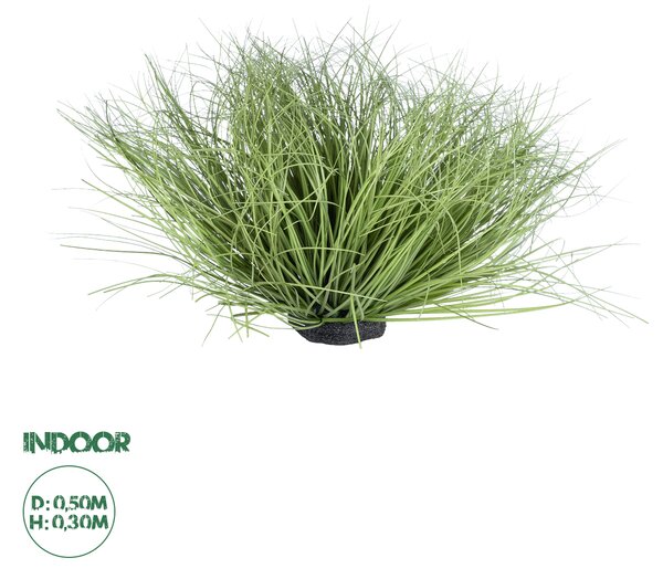 GloboStar® Artificial Garden GRASS BUSH PLANT 21168 Τεχνητό Διακοσμητικό Φυτό Θάμνος Grass Π50cm Y30cm