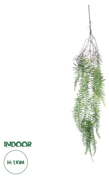 GloboStar® Artificial Garden ASPARAGUS HANGING PLANT 20619 Τεχνητό Διακοσμητικό Κρεμαστό Φυτό Σπαράγγι Υ110cm