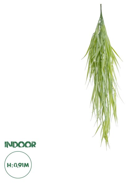 GloboStar® Artificial Garden HANGING CORN GRASS 20827 Τεχνητό Διακοσμητικό Κρεμαστό κλαδί Καλαμπόκι Μ23 x Π10 x Υ91cm